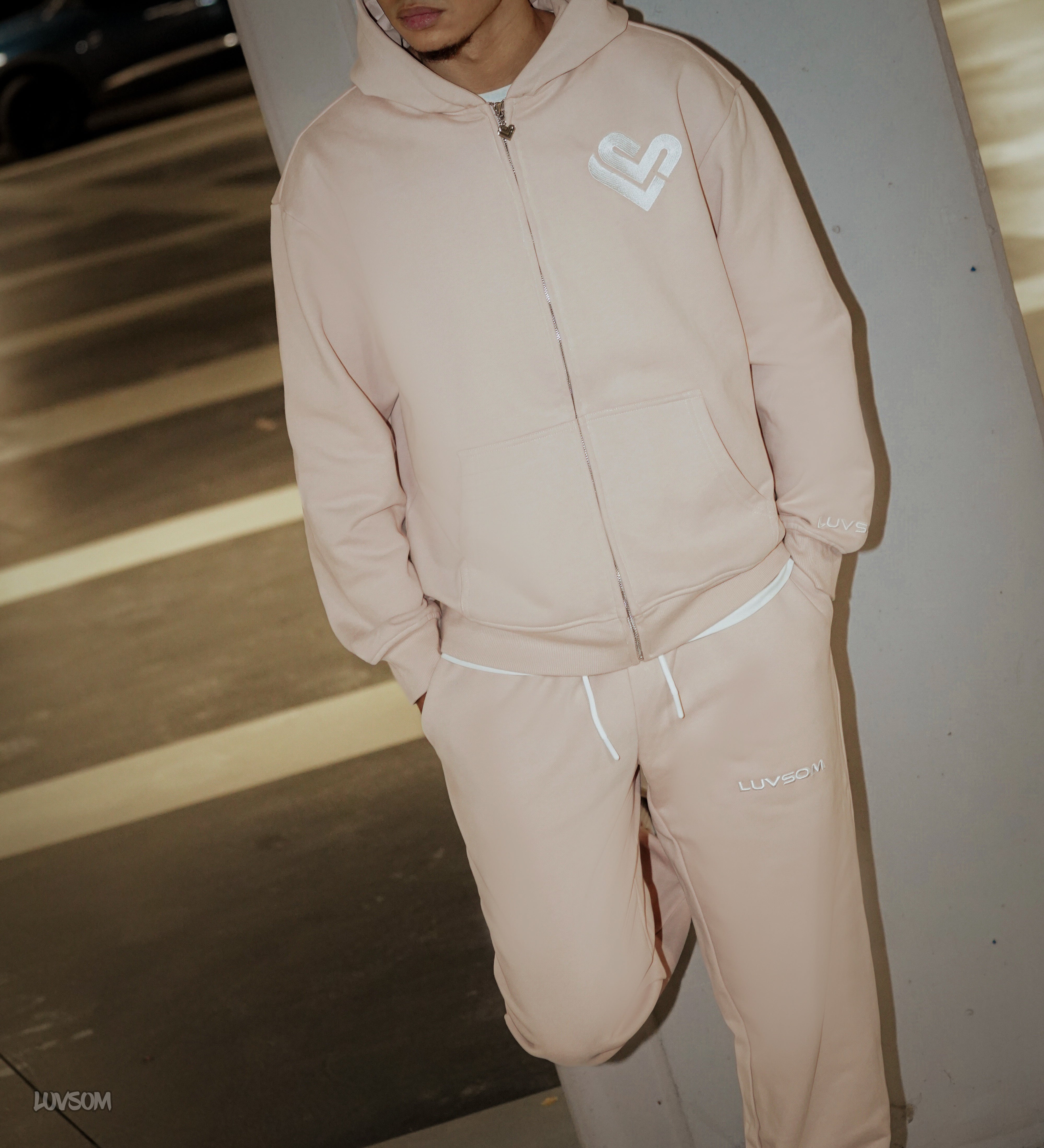LUVSOM JOGGER BABY PINK - LUVSOM